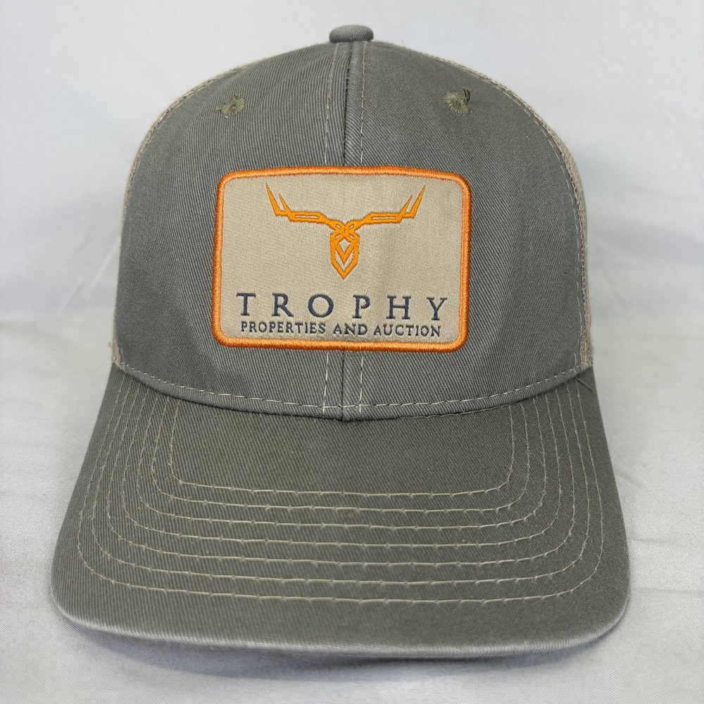 Bretmor Trucker Hat Trophy Properties Auction Mens OSFA Green Mesh Snapback